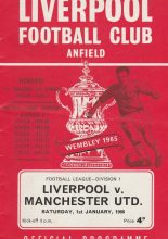 Liverpool v Manchester United 01-Jan-1966