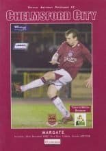 Chelmsford City v Margate  22-Dec-2007