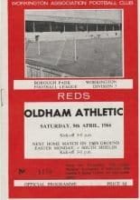 Workington v Oldham Athletic 09-Apr-1966