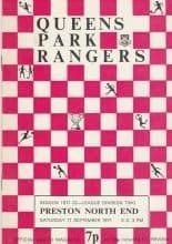Queens Park Rangers v Preston North End 11-Sep-1971