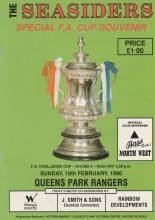 Blackpool v Queens Park Rangers 18-Feb-1990