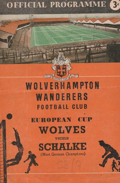 Wolverhampton Wanderers v Schalke 04 12-Nov-1958