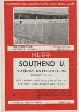 Workington v Southend United 12-Feb-1966