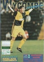 Wycombe Wanderers v Southend United 02-Sep-1997