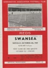 Workington v Swansea City  04-Oct-1965