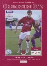 Chelmsford City v Tonbridge Angels  08-Dec-2007