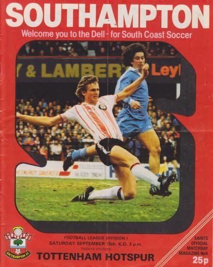 Southampton v Tottenham Hotspur 15-Sep-1979