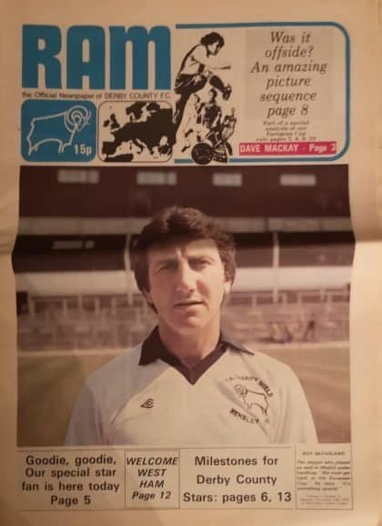 Derby County v West Ham United 15-Nov-1975