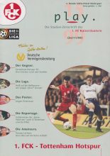 1.FC Kaiserslautern v Tottenham Hotspur 04-Nov-1999