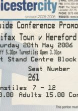 Halifax Town v Hereford United 20-May-2006