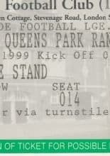 Fulham v Queens Park Rangers 18-Sep-1999