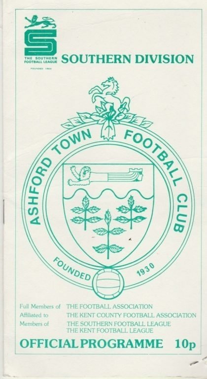Ashford Town (Kent) v Tonbridge  15-Nov-1983