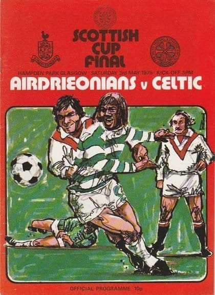 Airdrieonians v Glasgow Celtic 03-May-1975