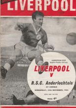 Liverpool v Anderlecht 25-Nov-1964