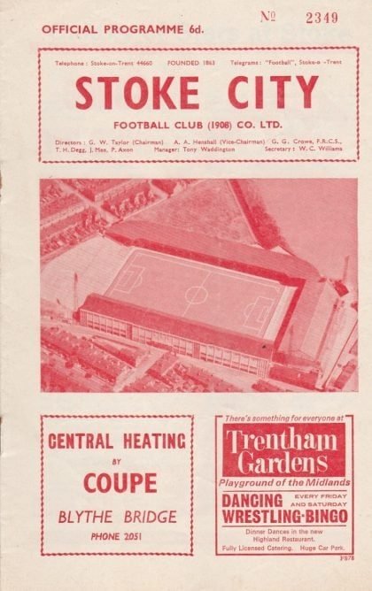 Stoke City v Blackburn Rovers  13-Mar-1965