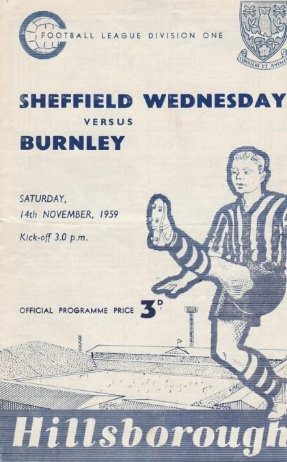 Sheffield Wednesday v Burnley 14-Nov-1959
