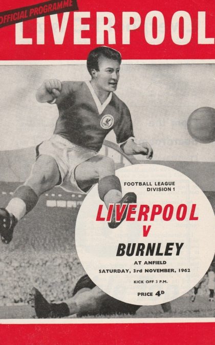 Liverpool v Burnley 03-Nov-1962
