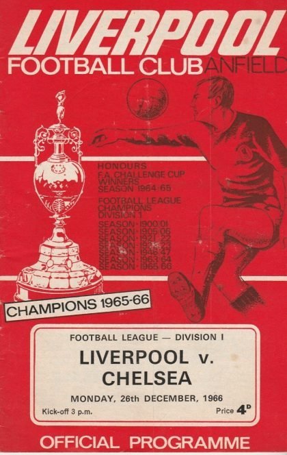 Liverpool v Chelsea 26-Dec-1966