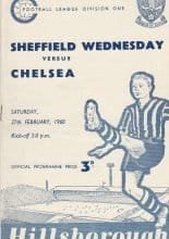 Sheffield Wednesday v Chelsea 27-Feb-1960
