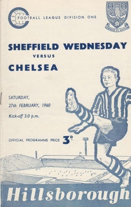 Sheffield Wednesday v Chelsea 27-Feb-1960