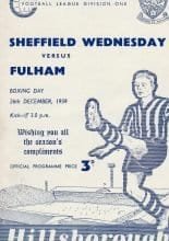Sheffield Wednesday v Fulham  26-Dec-1959