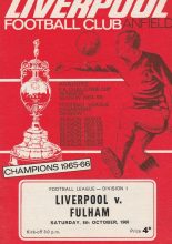 Liverpool v Fulham 08-Oct-1966