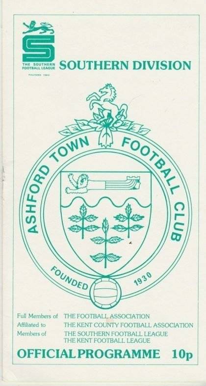 Ashford Town (Kent) v Hillingdon Borough  09-Oct-1982