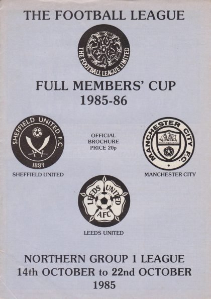 Leeds United v Sheffield United 16-Oct-1985