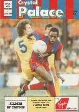 Crystal Palace v Luton Town 10-Jan-1989