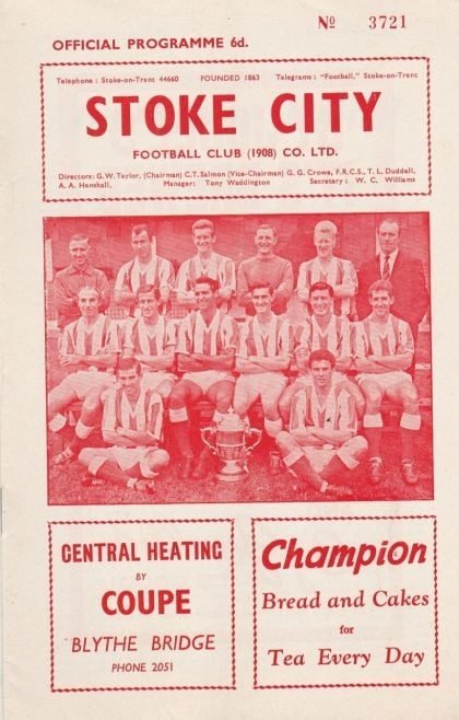 Stoke City v Manchester United   18-Apr-1964