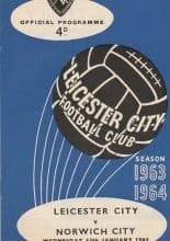 Leicester City v Norwich City 15-Jan-1964