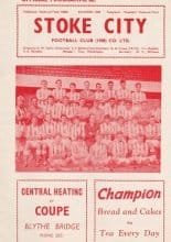 Stoke City v Norwich City 20-Oct-1962