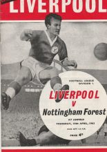 Liverpool v Nottingham Forest  18-Apr-1963