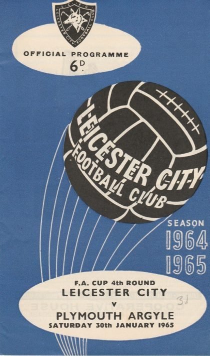 Leicester City v Plymouth Argyle  30-Jan-1965