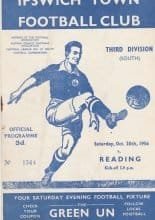 Ipswich Town v Reading 20-Oct-1956