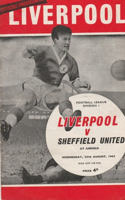 Liverpool v Sheffield United 25-Aug-1965