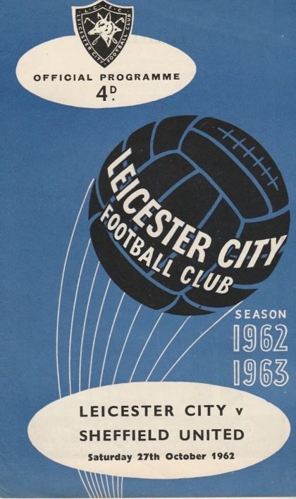 Leicester City v Sheffield United 27-Oct-1962