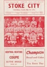 Stoke City v Sheffield Wednesday 16-Nov-1963
