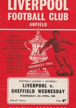 Liverpool v Sheffield Wednesday 06-Apr-1966
