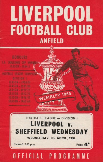 Liverpool v Sheffield Wednesday 06-Apr-1966