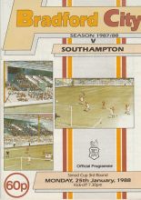 Bradford City v Southampton 25-Jan-1988
