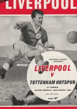 Liverpool v Tottenham Hotspur  30-Mar-1964