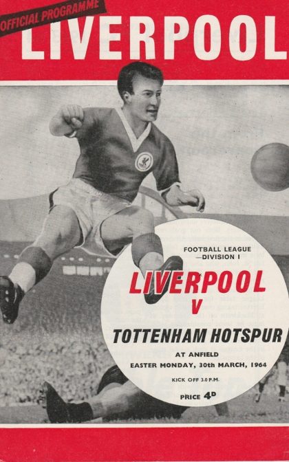 Liverpool v Tottenham Hotspur  30-Mar-1964