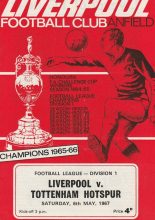 Liverpool v Tottenham Hotspur  06-May-1967