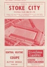 Stoke City v Wolverhampton Wanderers 07-Nov-1964
