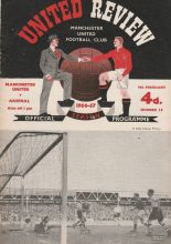 Manchester United v Arsenal  09-Feb-1957