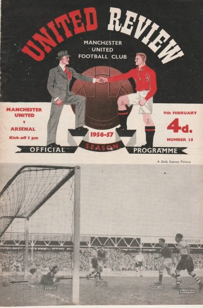 Manchester United v Arsenal  09-Feb-1957