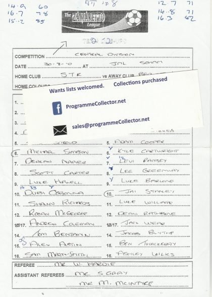 S T R v Bedworth United 30-Aug-2010