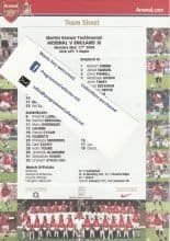 Arsenal v England XI 17-May-2004