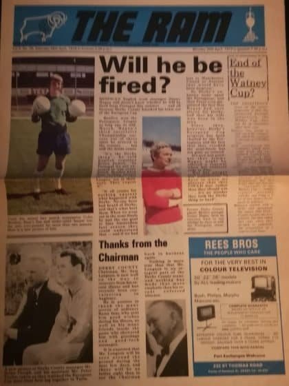 Derby County v Everton 28-Apr-1973